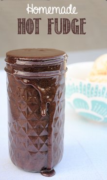 Amazing Homemade Hot Fudge Sauce Recipe by Crazy Little Projects