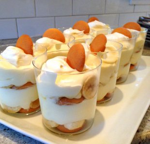 Banana Pudding in single servings