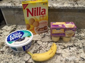 banana pudding ingredients