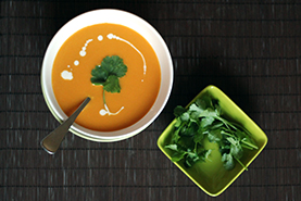 Butternut Squash Soup with Ginger