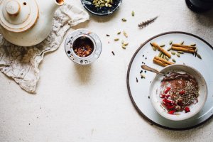 chai teff porridge with coconut milk | naturally vegan and gluten free recipe via willfrolicforfood.com