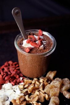 chocolate chia pudding