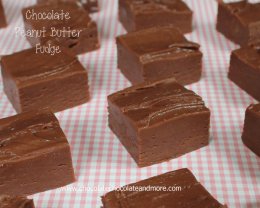 Chocolate Peanut Butter Fudge-using an old fashioned recipe