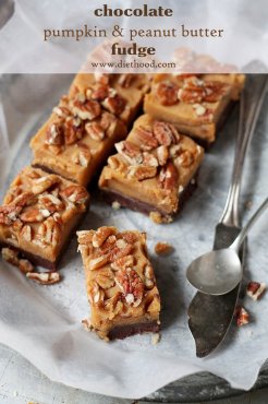 Chocolate Pumpkin Peanut Butter Fudge | title=