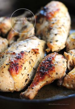 Coconut Milk Baked Chicken Recipe