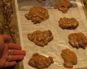 Cooking pralines at home