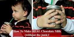 Craving chocolate milk? With this homemade chocolate syrup recipe you can make your family chocolate milk without the junk ingredients!