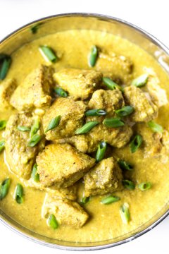 Creamy, spiced Chicken Korma is the stuff dreams are made of. Loosen up those pants and make this delectable Indian dish at home!