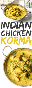 Creamy, spiced Chicken Korma is the stuff dreams are made of. Loosen up those pants and make this delectable Indian dish at home!