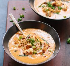 Curried cauliflower soup