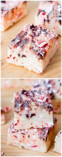 Easy chocolate swirled fudge filled peppermint and candy canes. 10 minutes, 5 ingredients!