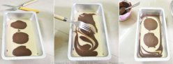 Eggless Marble Cake Step4