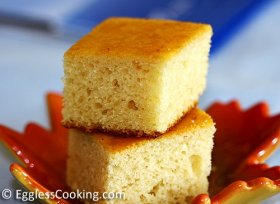 Eggless Vanilla Cake