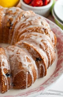 Fresh Strawberry Yogurt Cake - A Family Feast