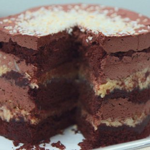 German Chocolate Jimbo Cake