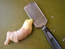 grate ginger