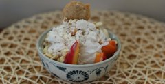 Homemade Cinnamon Ice Cream with Candied Cashews (paleo, vegan, dairy free, egg free)