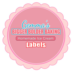 Homemade Ice Cream, Gemma Stafford, Bigger Bolder Baking, Recipes, No Machine, Ice cream labels, easy, fun