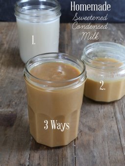 Homemade Sweetened Condensed Milk—3 Ways