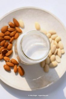How to make Almond Milk - Homemade | Vegan Richa