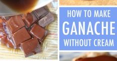 How to make ganache without cream