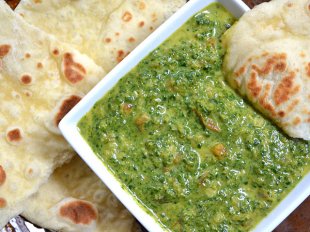 Indian Style Creamed Spinach