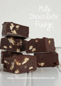 Milk Chocolate Fudge-smooth, creamy and easy to make!