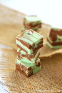 Mint Chocolate Fudge | | A simple fudge recipe that looks fancy and tastes amazing!