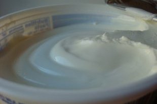 Mixing Sour Cream - Making Buttermilk