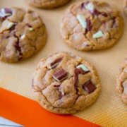 Mocha Mint Chocolate Chunk Cookies