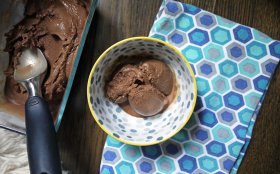 OneHungryMama vegan chocolate coconut milk ice cream