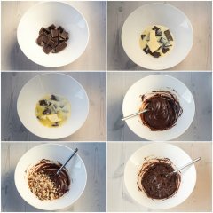 Recipe for Homemade Microwave Chocolate Fudge with Nuts