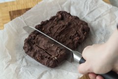 Recipe for Homemade Microwave Chocolate Fudge with Nuts