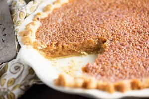 Rich and creamy brown sugar pie! Perfect for Thanksgiving or Christmas.