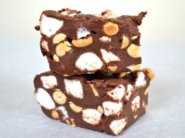 rocky road fudge