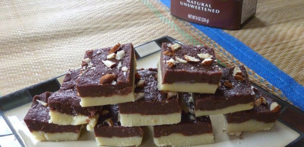 Chocolate Burfi recipe milk powder