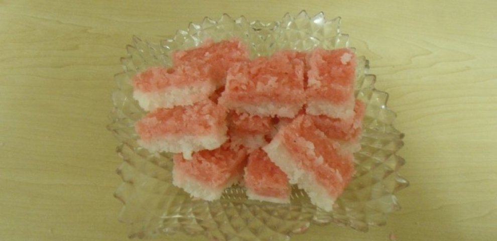 Coconut ice recipe without condensed milk