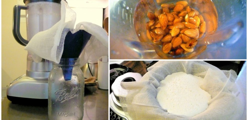Recipe for Homemade almond milk