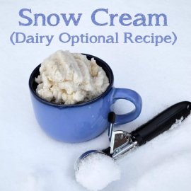 Snow Cream Recipe Dairy Free Kid Favorite Recipe for Winter