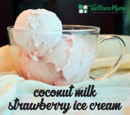 Strawberry Coconut Milk Ice Cream Recipe