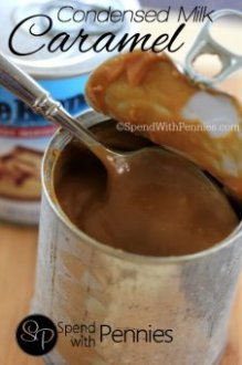 Sweetened Condensed Milk Caramel! This stuff is not only ridiculously easy, it is super deliciously addictive!