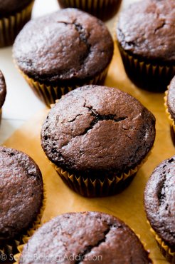 The most flavorful, moist chocolate cupcakes I've ever made!