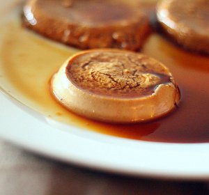 Almond milk flan recipe