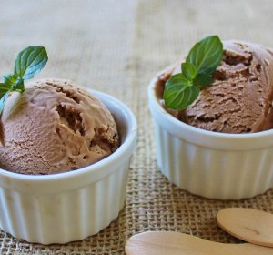 Chocolate Coconut milk Ice cream recipe