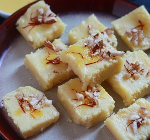 Coconut milk powder Burfi recipe