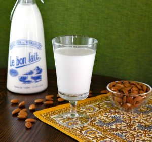 Cooking with almond milk recipe