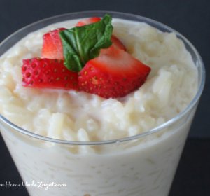 Easy rice Pudding recipe with condensed milk