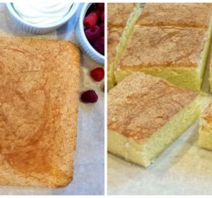 Hot milk sponge cake recipe