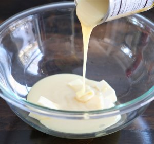 Quick Fudge recipe with condensed milk