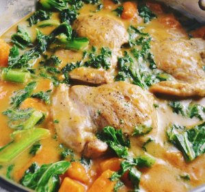 Recipe for Chicken with coconut milk